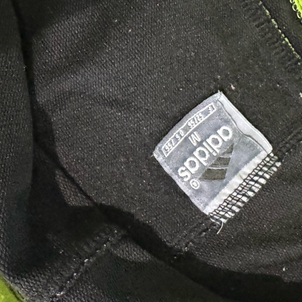 adidas Black and Neon Yellow Athletic Shorts - Picture 4 of 4